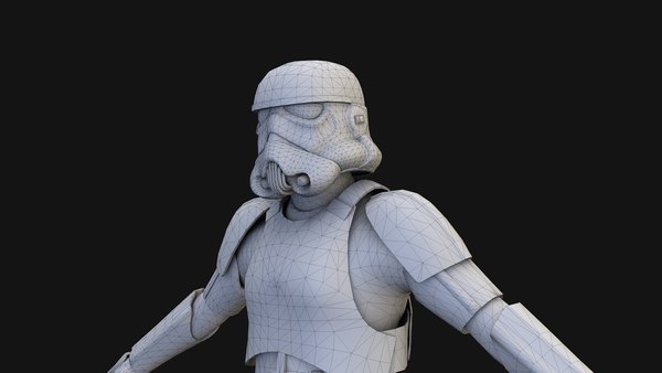 3d model stormtrooper