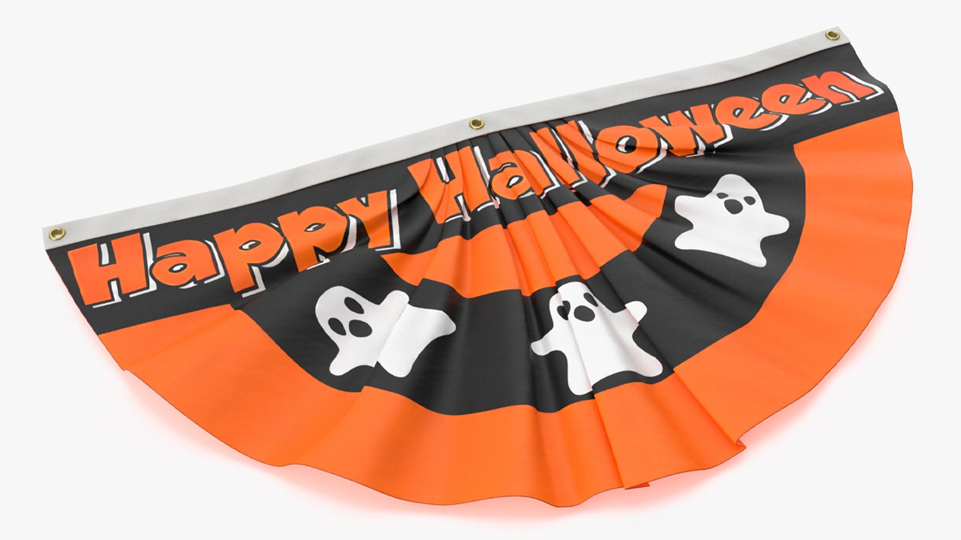 Halloween Bunting Flag Banner model - TurboSquid 2116247