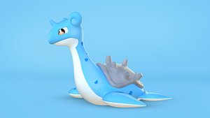 3D model Pokemon Lapras Low-poly