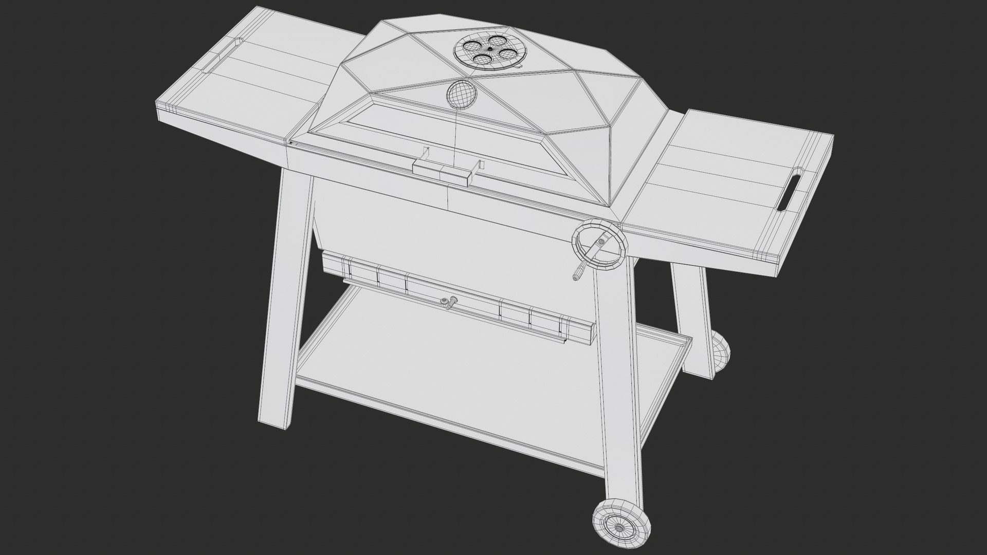 3D Model Grill Forester - TurboSquid 1708643