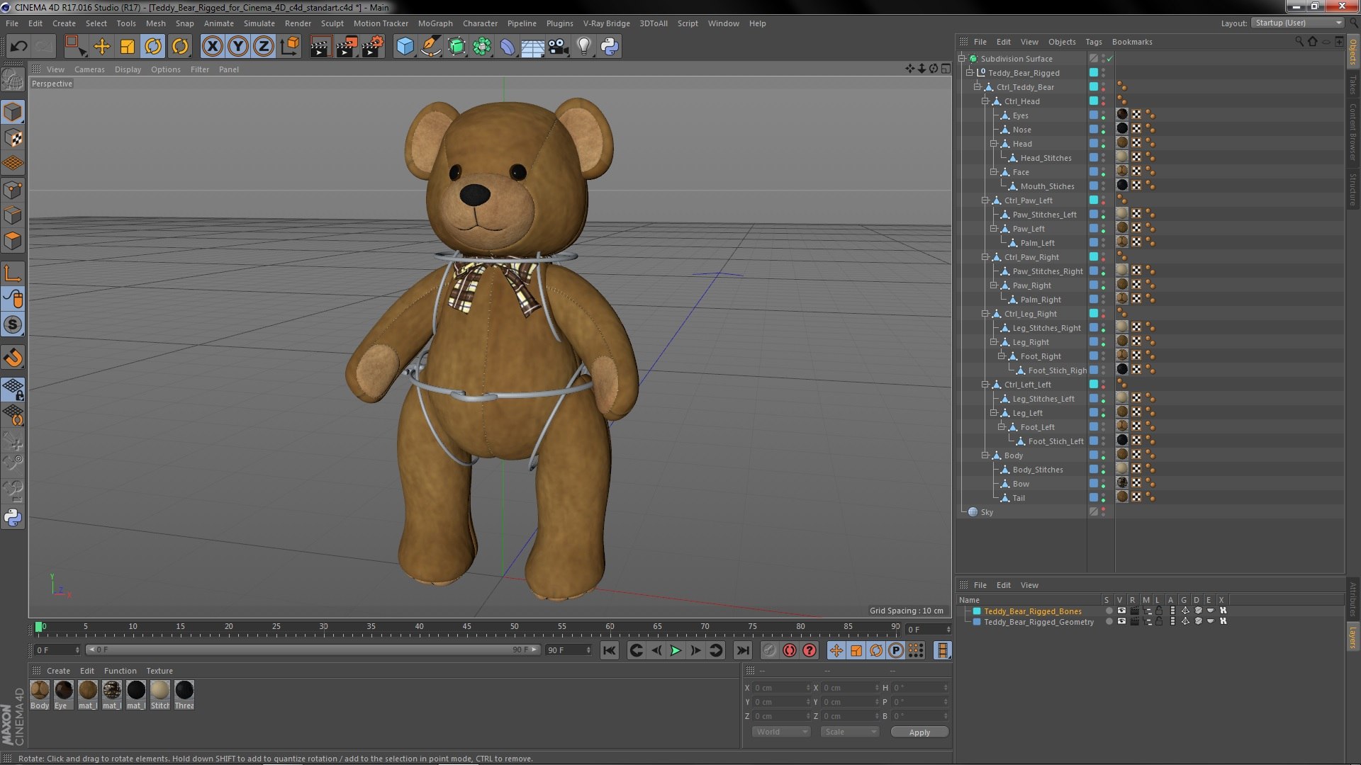 3D Teddy Bear Rigged for Cinema 4D https://p.turbosquid.com/ts-thumb/ga/7Kf9JE/AC/teddybearriggedforcinema4d3dmodel029/jpg/1659944291/1920x1080/fit_q87/8c5e624bf30230d8ac19f6e0b5f6f224ef42afb2/teddybearriggedforcinema4d3dmodel029.jpg