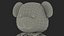 Cinema 4D 用に装備されたテディベア
