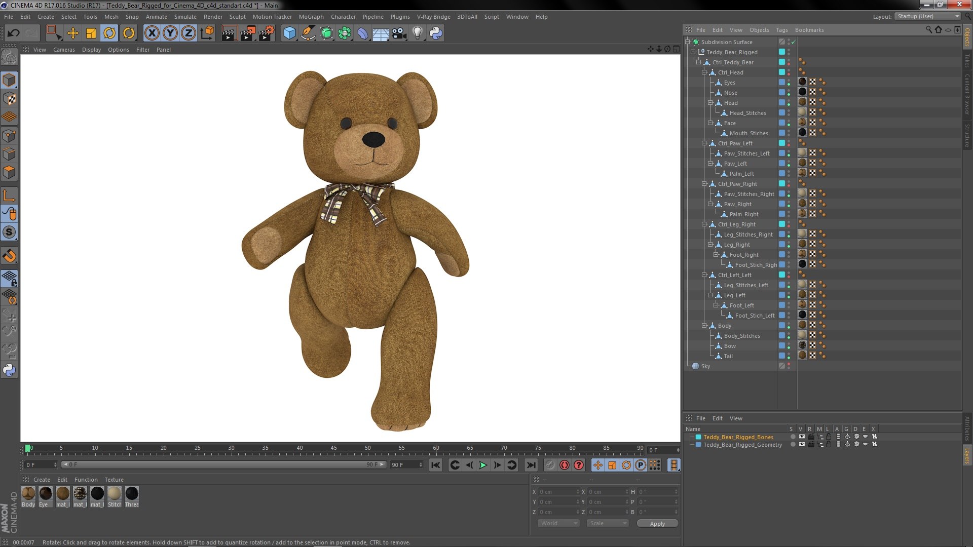 3D Teddy Bear Rigged for Cinema 4D https://p.turbosquid.com/ts-thumb/ga/7Kf9JE/mB/teddybearriggedforcinema4d3dmodel034/jpg/1659944305/1920x1080/fit_q87/c44701961b856eca77521e1d022762f3d21c6936/teddybearriggedforcinema4d3dmodel034.jpg