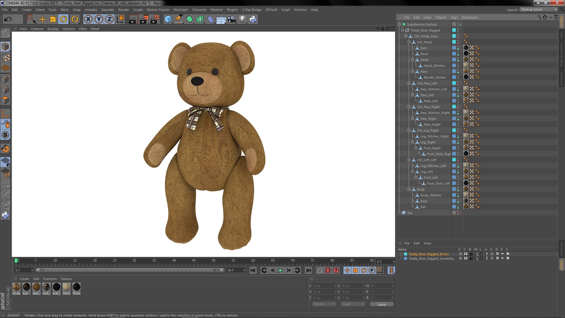 3D Teddy Bear Rigged for Cinema 4D https://p.turbosquid.com/ts-thumb/ga/7Kf9JE/zZ/teddybearriggedforcinema4d3dmodel032/jpg/1659944299/1920x1080/fit_q87/6134c92bec388543f41fb4e55064abed0ceed142/teddybearriggedforcinema4d3dmodel032.jpg
