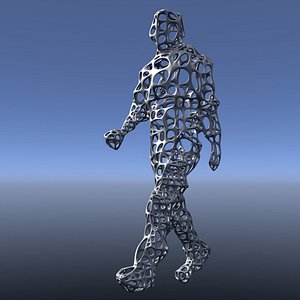 Walking human sculpture 25-38