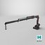 3D Generic Old Small Truck-Mounted Crane model