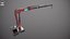 3D Generic Old Small Truck-Mounted Crane model