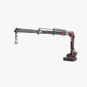 Old Small Truck-Mounted Crane