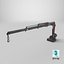 3D Generic Old Small Truck-Mounted Crane model