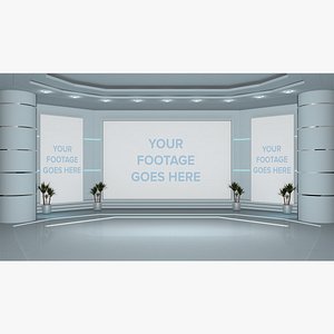 VIRTUAL SET DESIGN 3D model