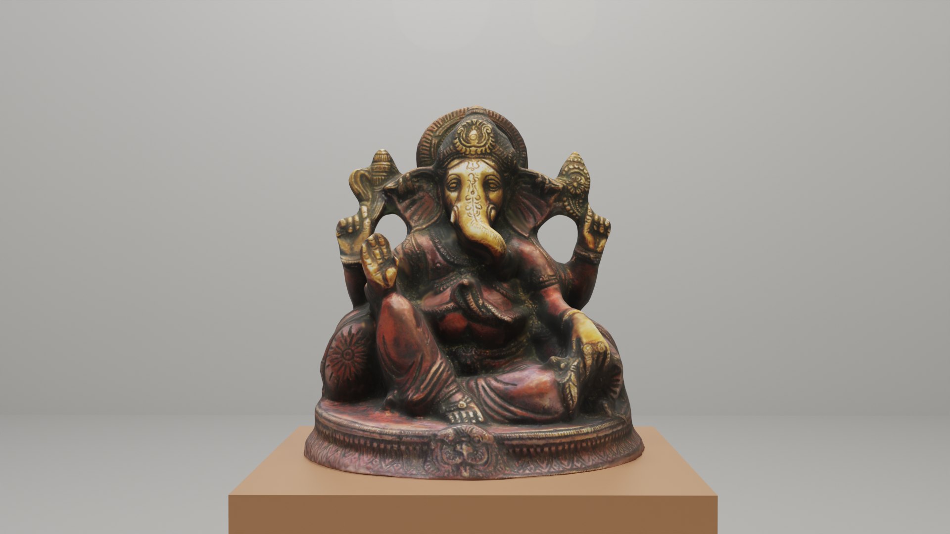 Free 3D Model Lord Ganesha - TurboSquid 2262435