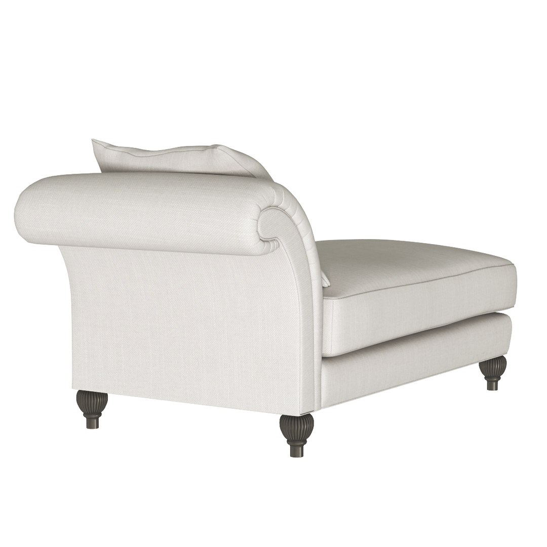 3d baker milling road chaise lounge model