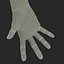 Old Man Hands 3 Pose 4 3D Model