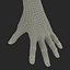 Old Man Hands 3 Pose 4 3D Model