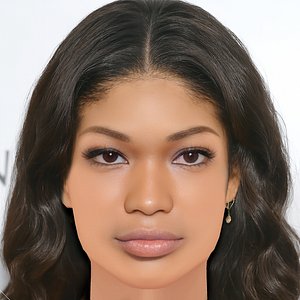 3D Chanel Iman Head - No Hair - Low poly head for game model