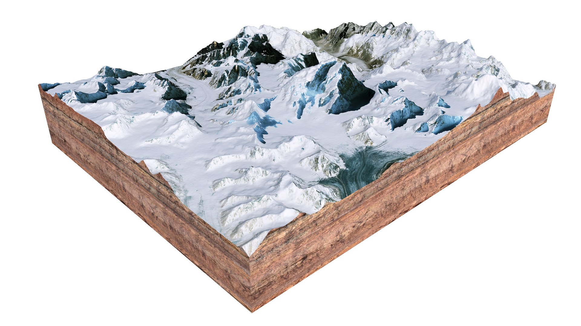 Saltoro Kangri Mountain Pakistan 3D Model TurboSquid 2061892