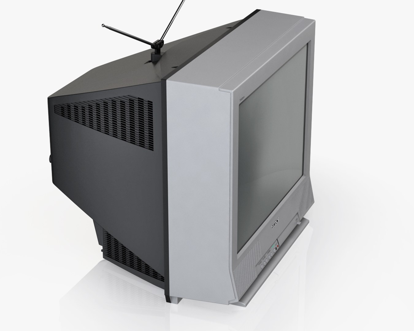 modelo 3d Televisor antiguo Sony Trinitron KV-20FS12 - TurboSquid 967819