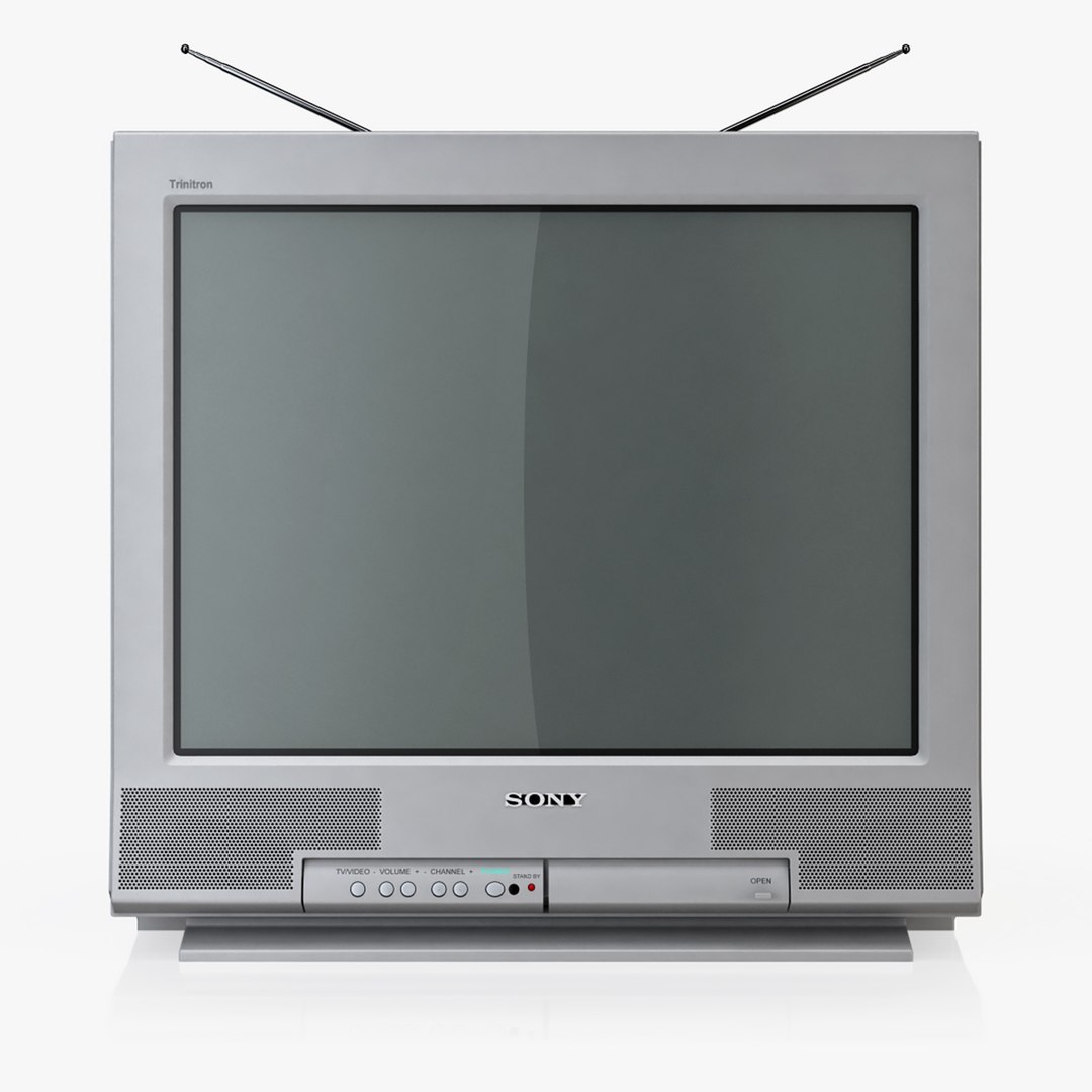 SONY Trinitron 小型テレビ 本体 3d Old Tv Sony Trinitron