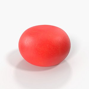 3D Cartoon cheese whole