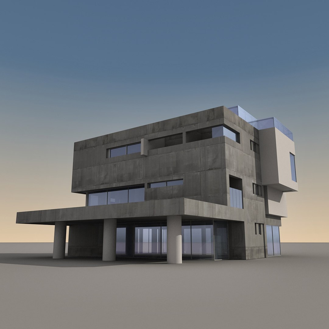 Modern Building 3d Max