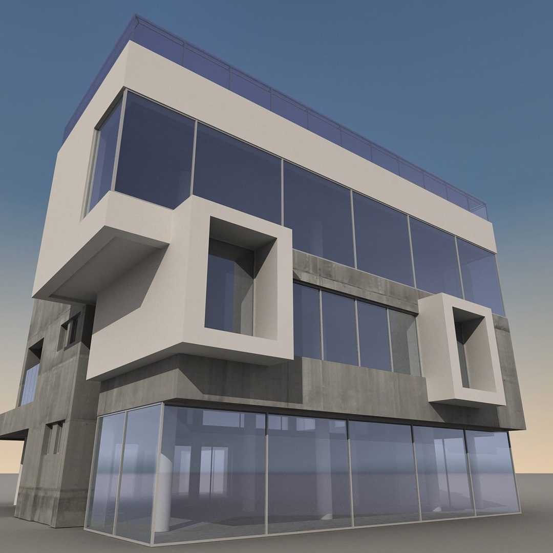 Modern Building 3d Max