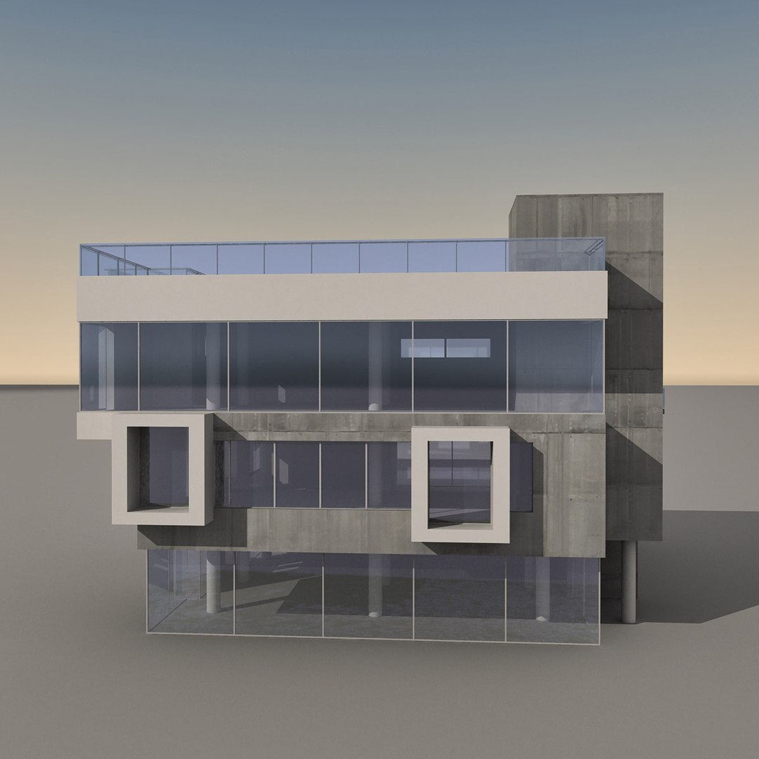 Modern Building 3d Max