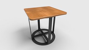 Square Table N84 3D model
