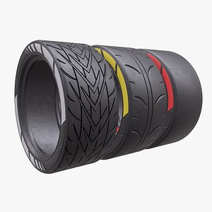 3D slick tire model