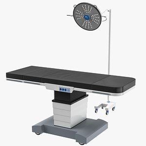 Operating Table With Lights