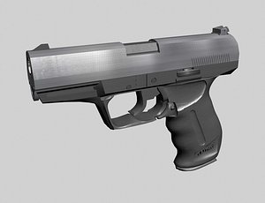 p99 handgun 3d max