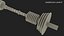 Steam Turbine Shaft with Blades