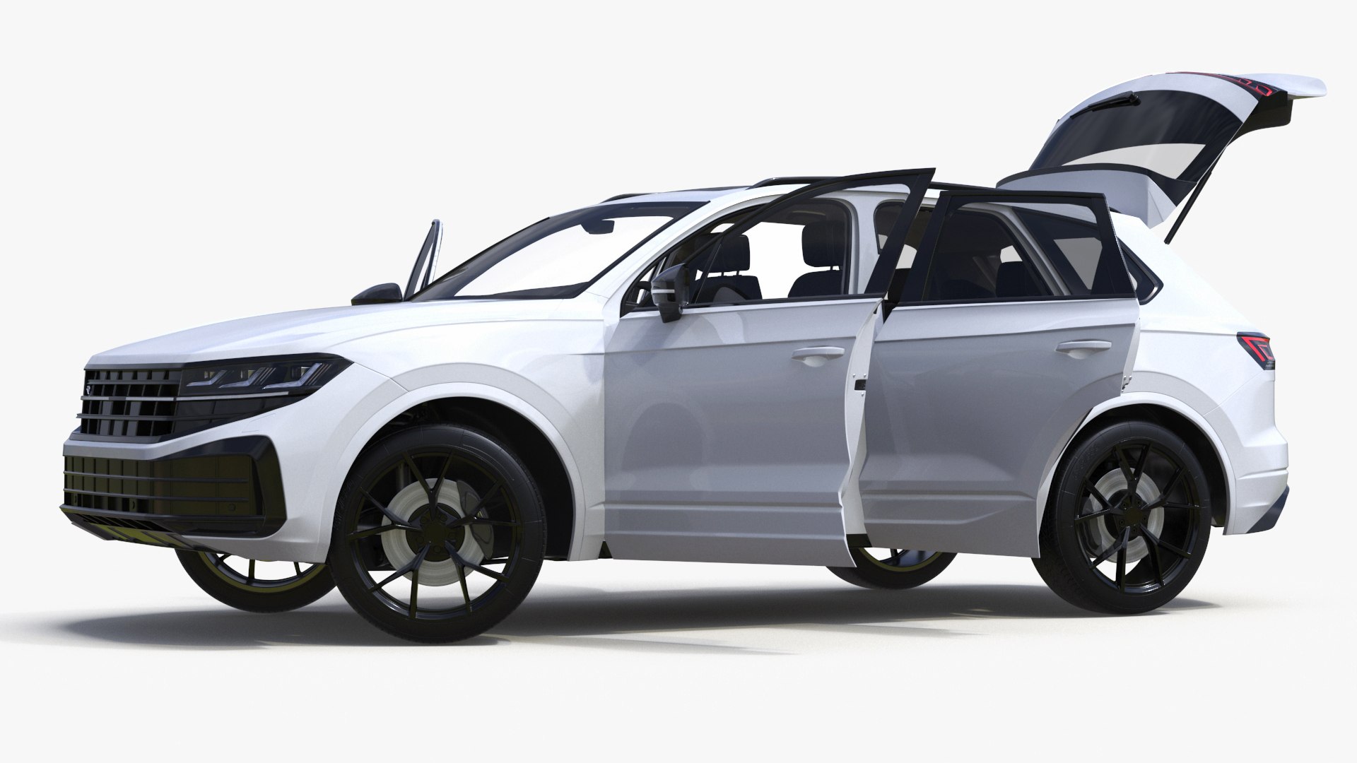 Rigged Generic Electric Cars Collection 3