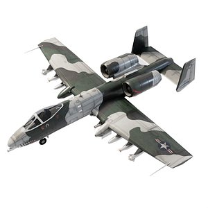 Fairchild Republic A-10 Thunderbolt attack plane model