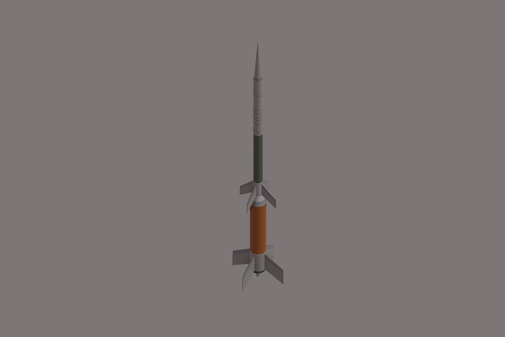 3D Model Missile - TurboSquid 2058682