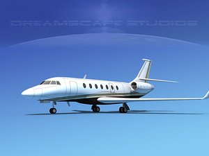 3d turbines falcon dassault 2000 model