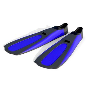 Spearfishing Carbon Fins 3d Model