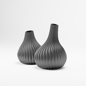 Realistic Vase With Futuristic Style