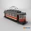 Voitures de train et de tramway détaillées
