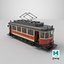 Voitures de train et de tramway détaillées