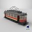 Voitures de train et de tramway détaillées