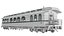 Voitures de train et de tramway détaillées