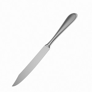 3D common cutlery fruit knife model
