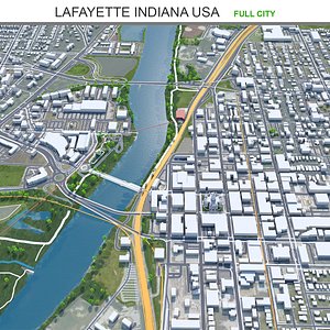 3D Lafayette Indiana USA