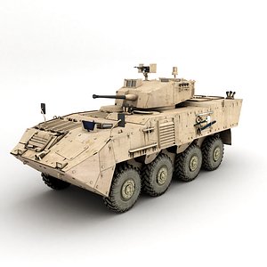 armoured personnel carrier 3D model