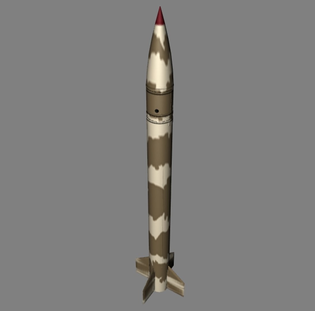 3d model of iranian artillery zelzal 2