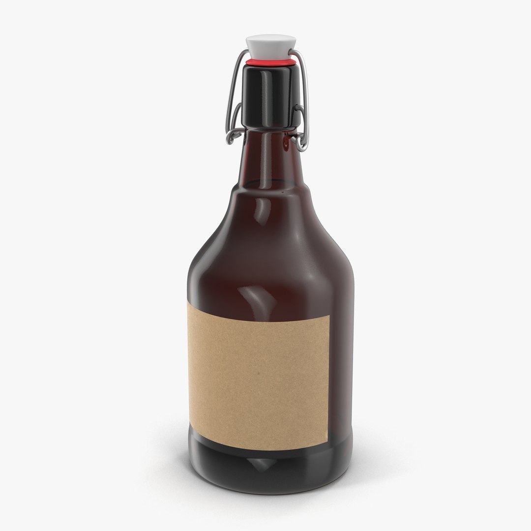Cold Brew Bottle 2 3D model preview