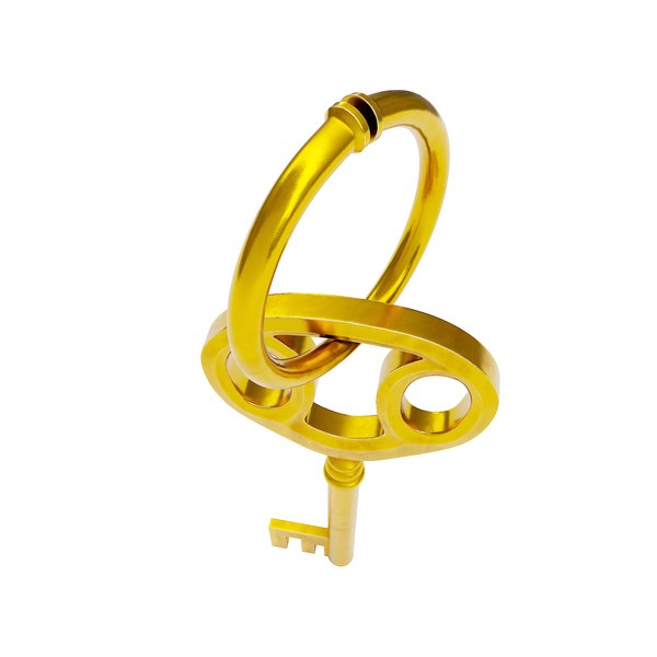 3D model Gold Antique key 3d model - TurboSquid 1976566