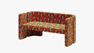Accent two-seater sofa