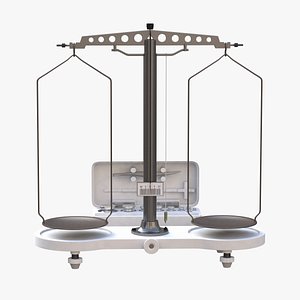 3D mechanical laboratory balance