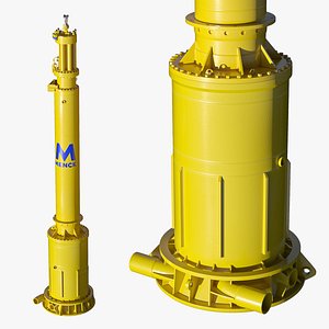 Offshore Piling System MENCK 3D model